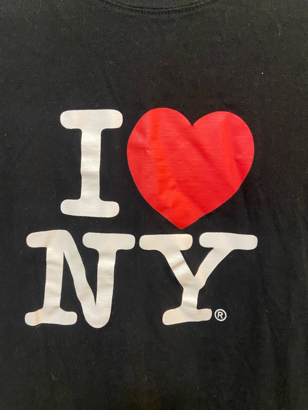Kids Black 'I ♥ NY' Short Sleeve Graphic Tee - Red Heart
